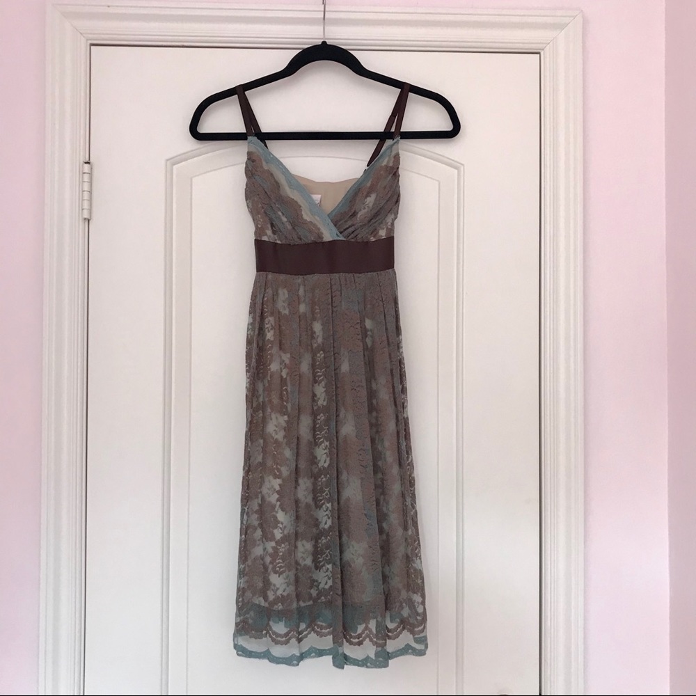 “Aqua” midi dress